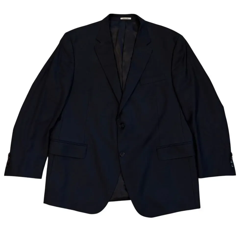 Peter Millar Blazer Mens 48R Wool Sport Coat Business Jacket Made In Canada FLAW
